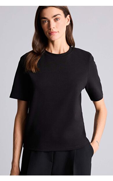 DeFacto Regular Fıt Bisiklet Yaka Premium Kısa Kollu Tişört