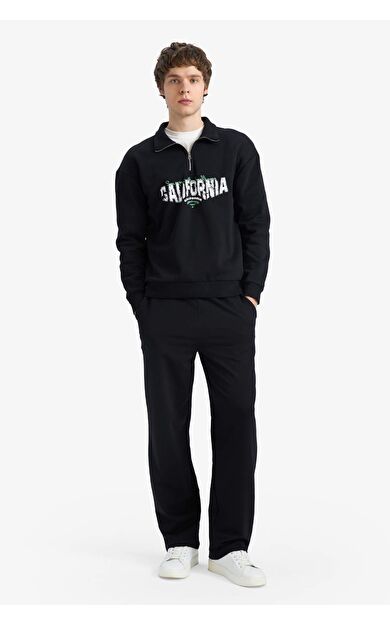 Relax Fit İnce Sweatshirt Kumaşı Alt