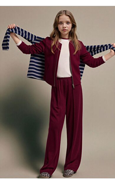 DeFacto Kız Çocuk Wide Leg Modal Pantolon