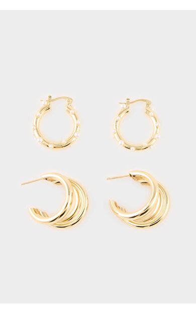 DeFacto Kadın 2'li Küpe