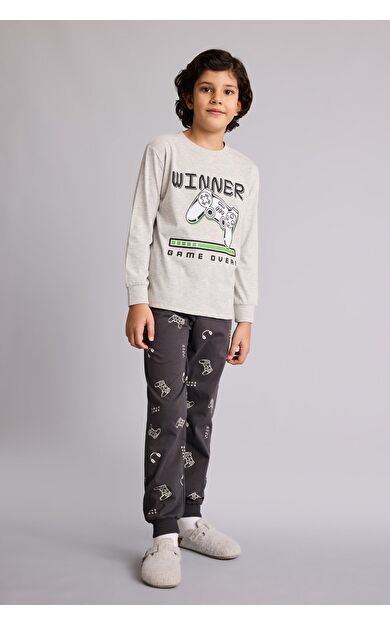 DeFacto Regular Fıt 2'li Pijama Takımı Erkek Çocuk