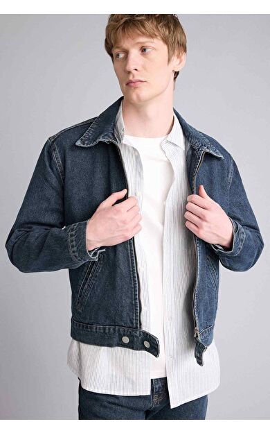 DeFacto Regular Fıt Pamuklu Ceket