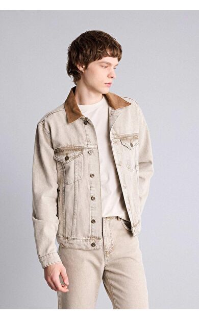 DeFacto Regular Fıt Pamuklu Ceket