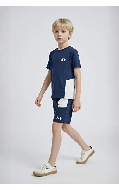 DeFacto Sweatshirt Kumaşı 2'li Takım Erkek Çocuk