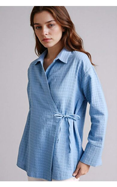 DeFacto Regular Fıt Pamuklu Uzun Kollu Tunik