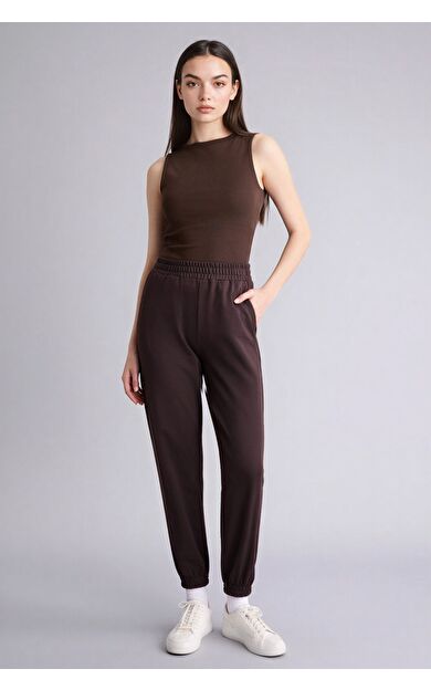 DeFacto Jogger Fıt Basıc Düz Sweatshirt Kumaşı Pantolon