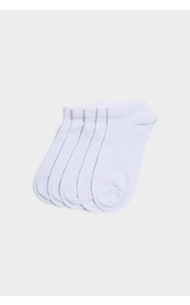 Erkek Dikişsiz 5'li Bambu Patik Çorap