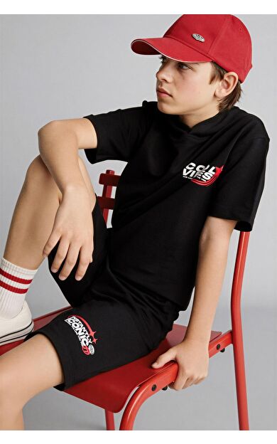 DeFacto Sweatshirt Kumaşı 2'li Takım Erkek Çocuk