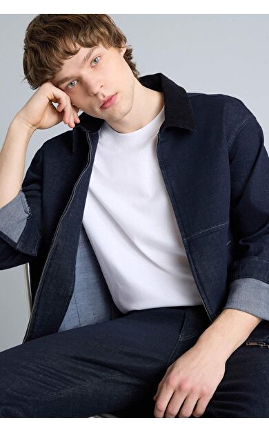 DeFacto Regular Fıt Pamuklu Ceket