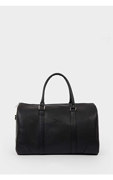 Erkek Suni Deri Spor Ve Seyahat Çantası