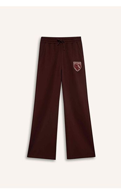 Harry Potter Wıde Leg Slogan Desenli Pantolon