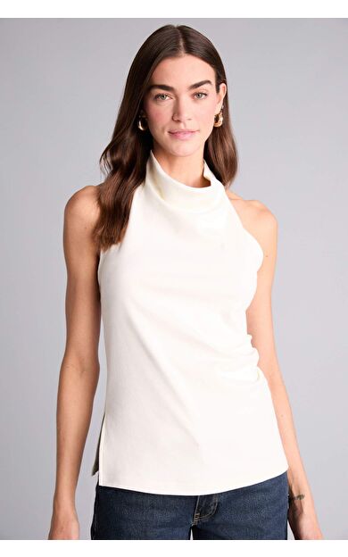 DeFacto Slım Fıt Halter Yaka Atlet