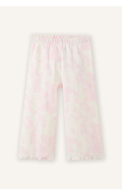 DeFacto Wıde Leg Batik Fitilli Kaşkorse Pantolon Kız Bebek