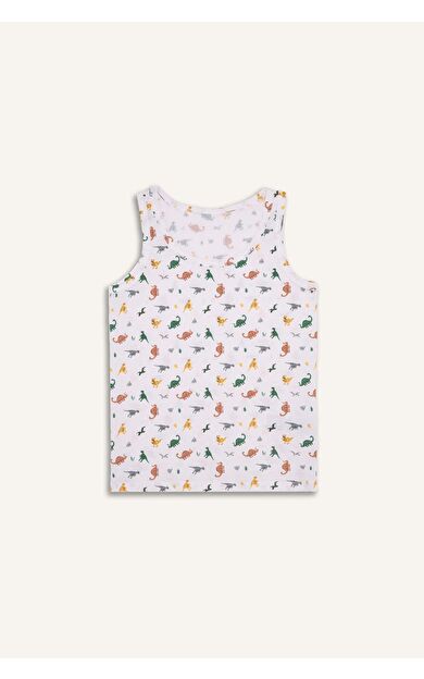 Hayvan Desenli 2'li Atlet Erkek Çocuk