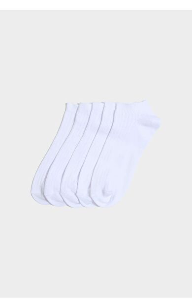 Erkek 5'li Pamuklu Patik Çorap