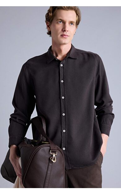 DeFacto Premium Tencel Gömlek