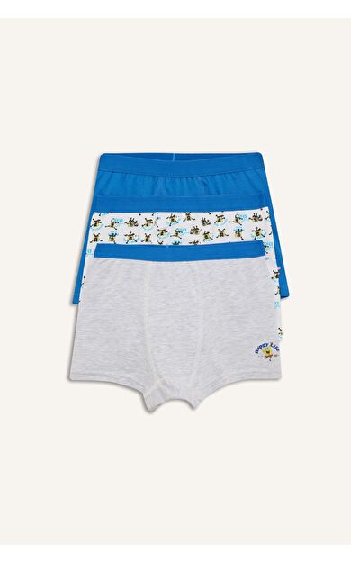 DeFacto SpongeBob Penye 3'lü Boxer Erkek Çocuk