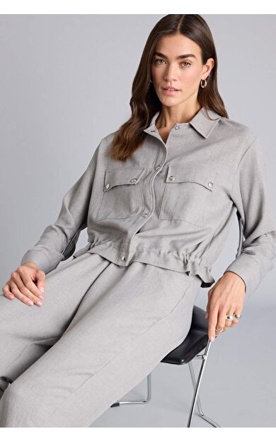 DeFacto Regular Fıt Gömlek Yaka Blazer Ceket