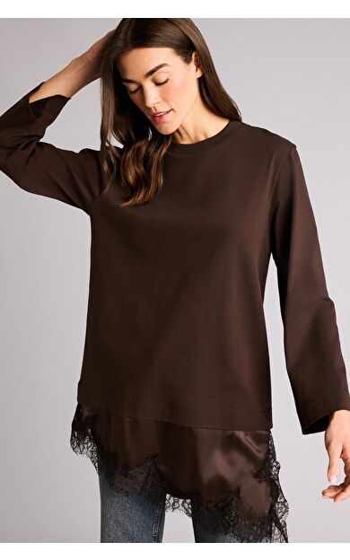 DeFacto Regular Fıt Bisiklet Yaka Kısa Kollu Tunik