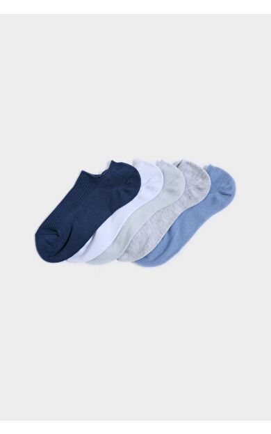 DeFacto Kadın Rahat Lastikli 5'li Pamuklu Sneaker Çorap