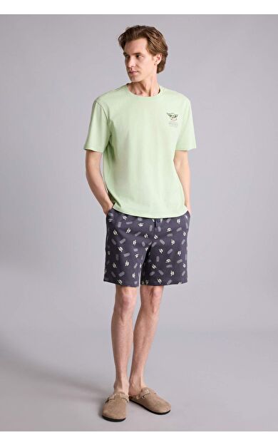 DeFacto Star Wars-Mandalorıan Regular Fıt Kısa Kollu 2'li Takım