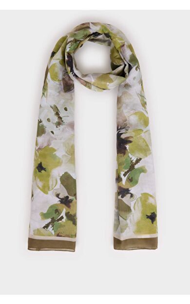 Kadın Çiçekli Tesettür Şal