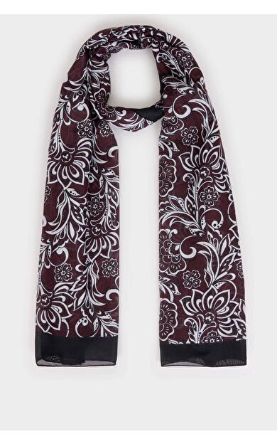 Kadın Çiçekli Tesettür Şal