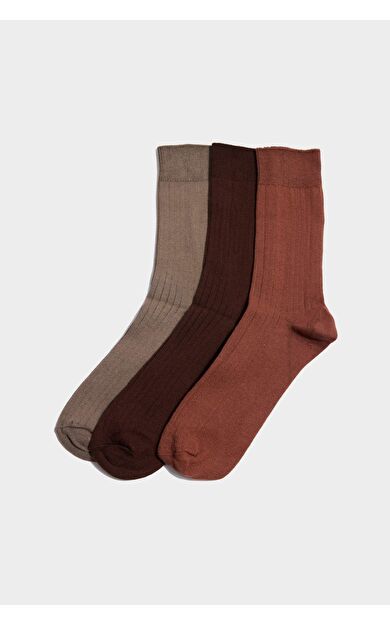 Erkek 3'lü Uzun Çorap