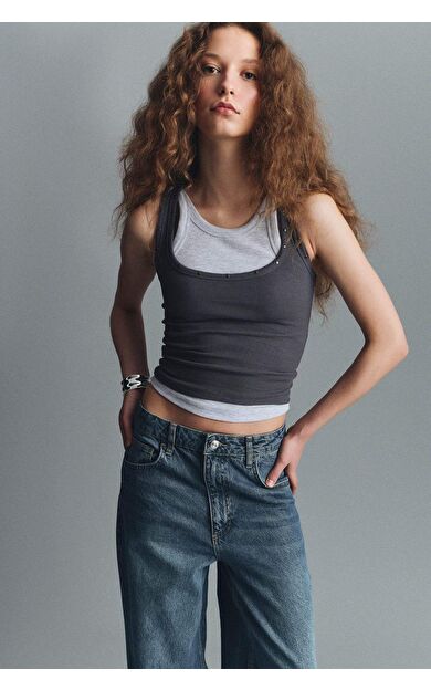 Fıtted U Yaka Fitilli Kaşkorse Atlet