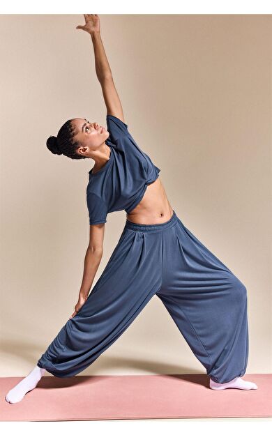 DeFacto Wıde Leg Standart Paça Standart Boy Modal Sporcu Pantolon