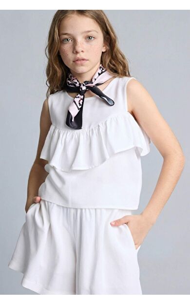 DeFacto Kısa Kollu Bluz Kız Çocuk