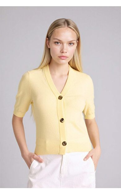 Regular Fıt V Yaka Hırka