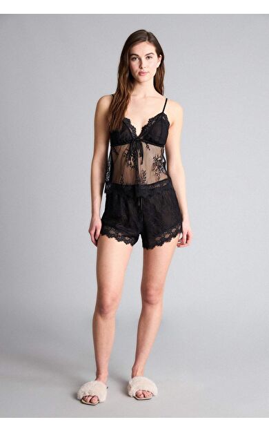 DeFacto Regular Fıt Askılı 2'li Dantel Takım