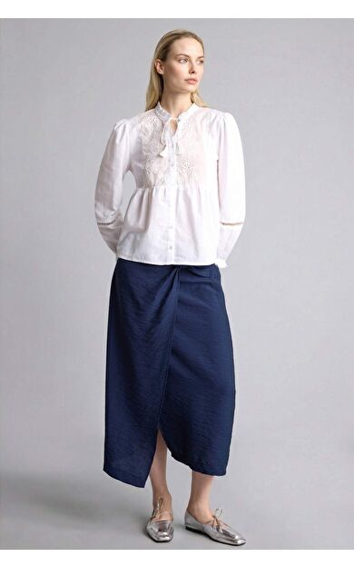 DeFacto Regular Fıt Uzun Etek