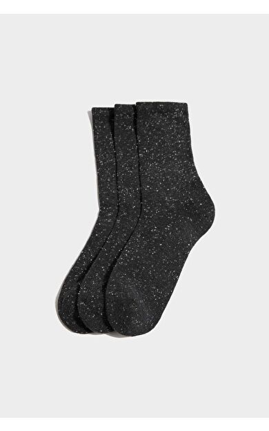 Erkek 3'lü Pamuklu Havlu Çorap