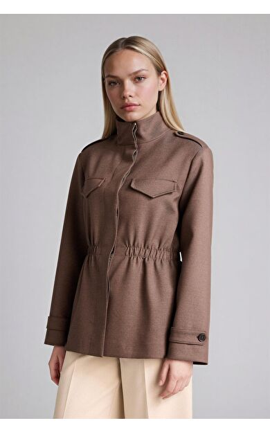 DeFacto Regular Fıt Ceket Yaka Blazer Ceket