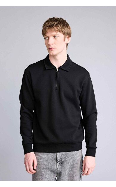DeFacto Kalın Kumaş Sweatshirt