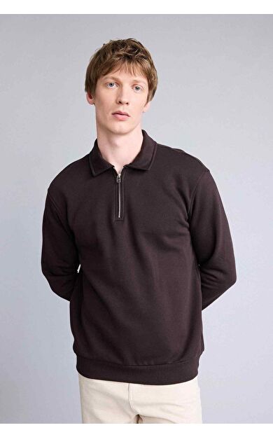 DeFacto Kalın Kumaş Sweatshirt