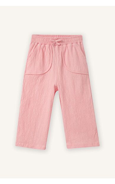 Wıde Leg Jakarlı Pantolon Kız Bebek