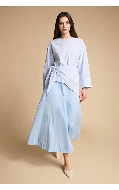 DeFacto A Kesim Poplin Maxi Etek