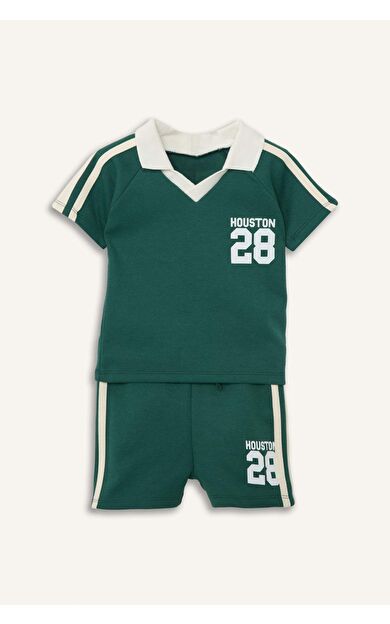 DeFacto Relaxed Fit Baskılı 2'li Takım Erkek Bebek