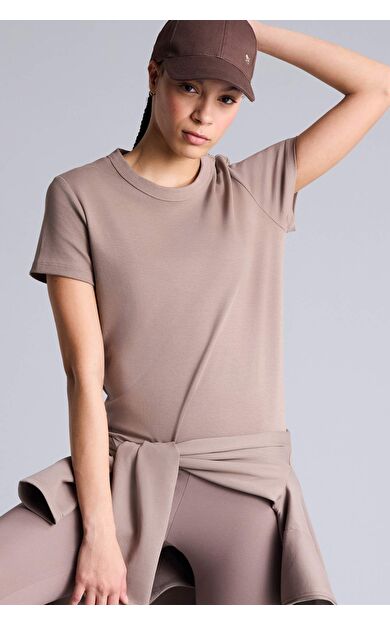 DeFacto Standart Fıt Bisiklet Yaka Sporcu Pamuklu Kısa Kollu Tişört