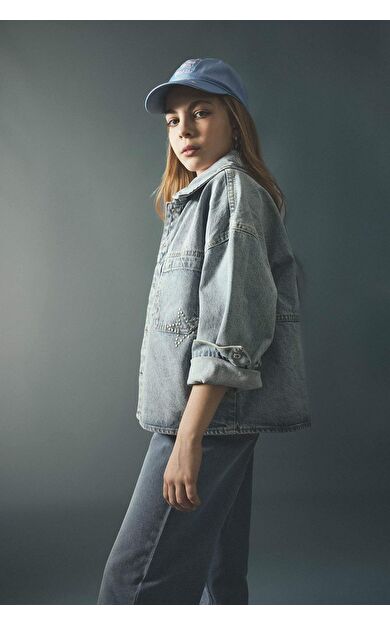 Jean Ceket Kız Çocuk