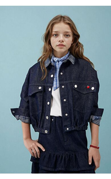 DeFacto Denim Ceket Kız Çocuk