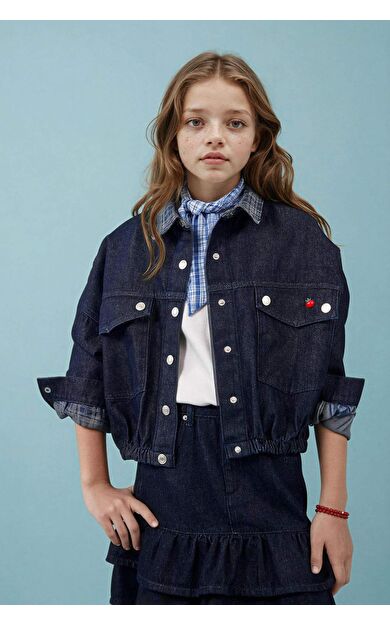 DeFacto Denim Ceket Kız Çocuk