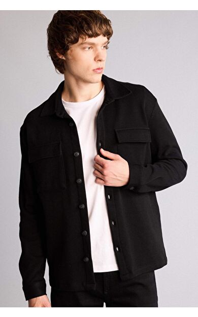 Cep Detaylı Gömlek Ceket