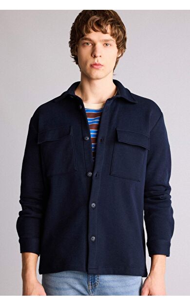 Cep Detaylı Gömlek Ceket