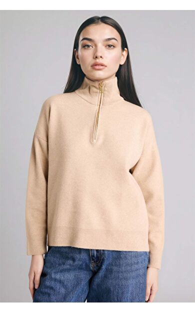 Oversıze Polo Yaka Kazak