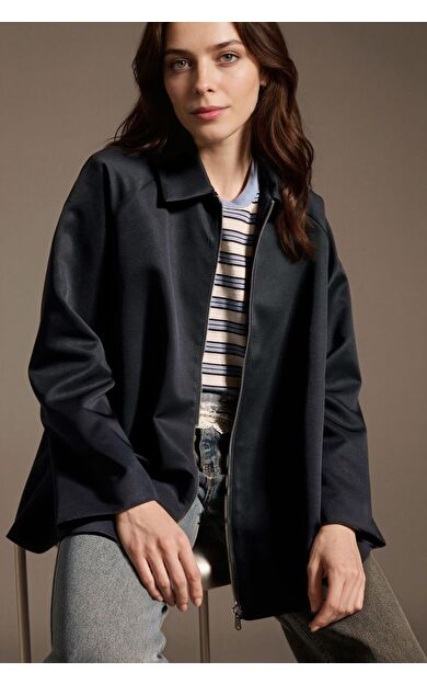 DeFacto Loose Fıt Gabardin Trençkot