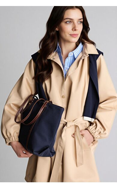 DeFacto Regular Fıt Gabardin Trençkot